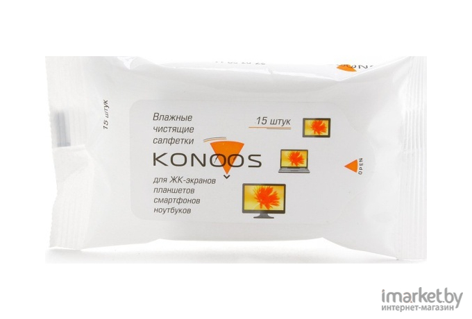 Влажные салфетки Konoos KSN-15 15шт