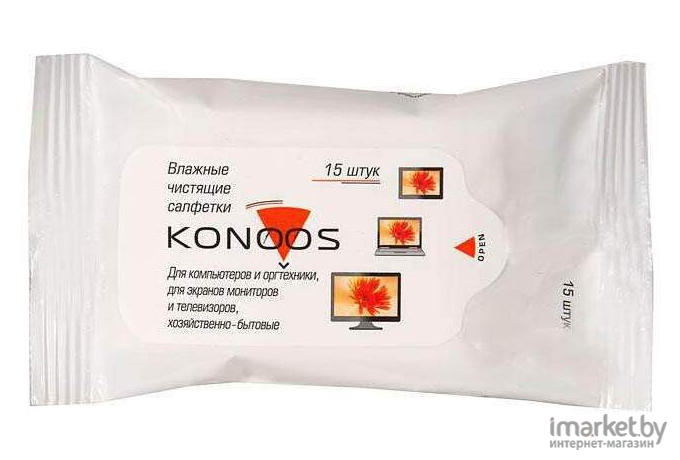 Влажные салфетки Konoos KSN-15 15шт