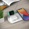 Зарядная беспроводная станция Deppa 3в1 для iPhone, Apple Watch, Airpods белый (24010)