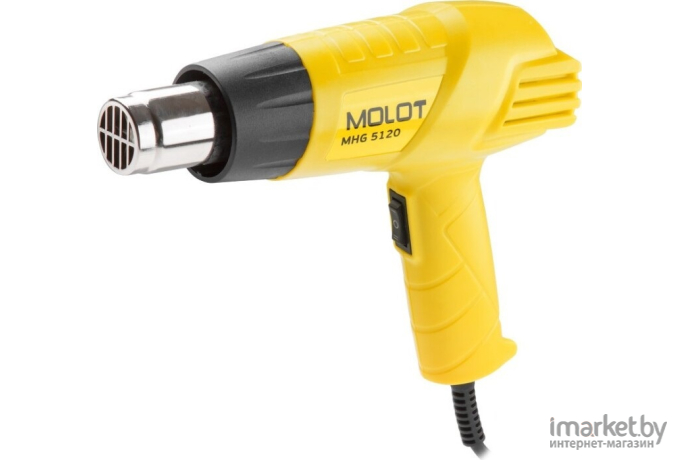 Термовоздуходувка Molot MHG 5120-1 + набор сопл (0334326)