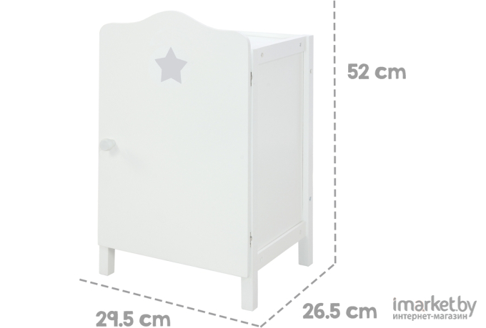 Кукольный шкаф Roba Stella белый (98530)