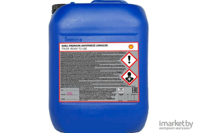 Антифриз Shell Premium Antifreeze Longlife 774 D-F 20л (PBT740)