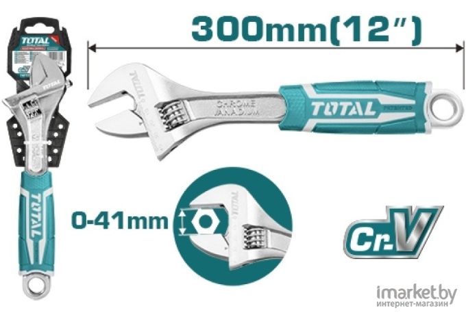 Ключ разводной Total THT101126