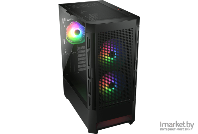 Корпус Cougar Airface RGB CGR-5ZD1B-AIR-RGB без БП Black (385ZD10.0004)