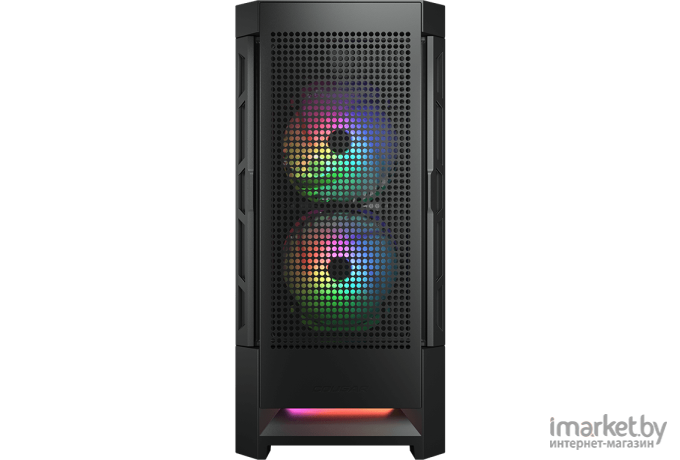 Корпус Cougar Airface RGB CGR-5ZD1B-AIR-RGB без БП Black (385ZD10.0004)