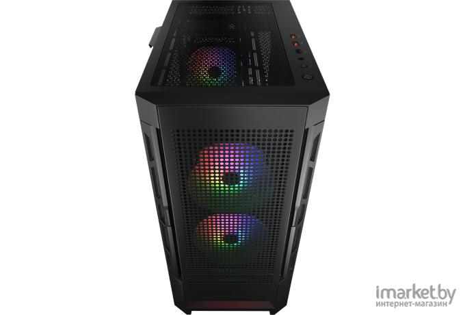 Корпус Cougar Airface RGB CGR-5ZD1B-AIR-RGB без БП Black (385ZD10.0004)