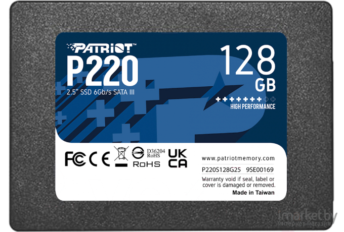 Жесткий диск (накопитель) SSD Patriot P220S128G25