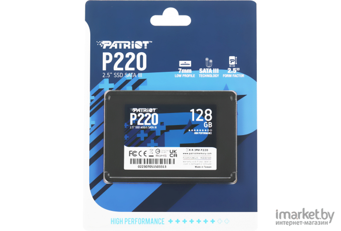 Жесткий диск (накопитель) SSD Patriot P220S128G25