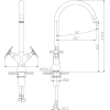 Смеситель Lemark Дуэтто (LM5704C)