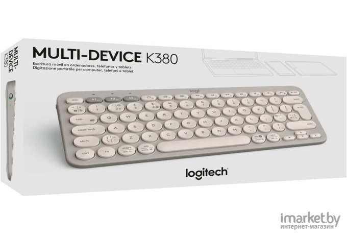 Клавиатура Logitech K380 Multi-Device Bluetooth Sand (920-011165)