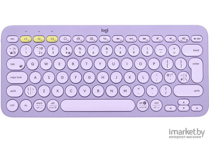 Клавиатура Logitech K380 Multi-Device Bluetooth Lavender Lemonade (920-011166)