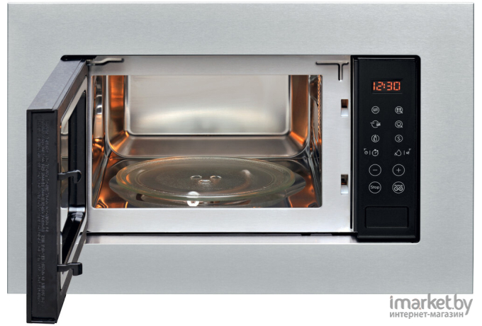 Микроволновая печь Indesit MWI 120 GX серебристый/черный (869991591430)