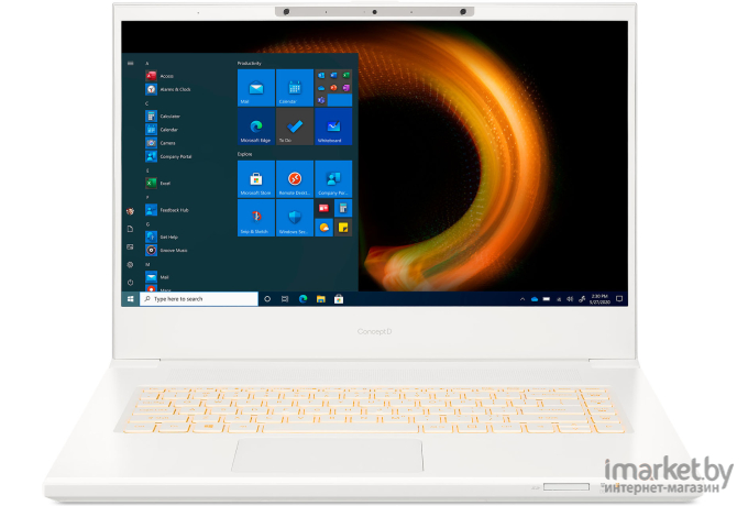 Ноутбук Acer ConceptD 7 CN715-73G-73ZX белый (NX.C75ER.001)