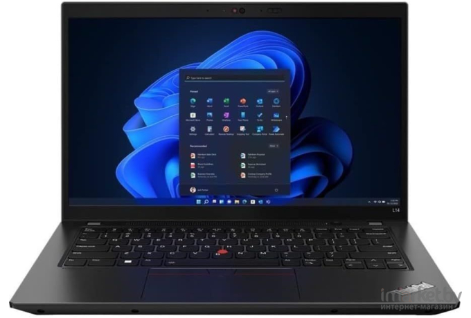 Ноутбук Lenovo ThinkPad L14 G3 черный (21C6S31A00)