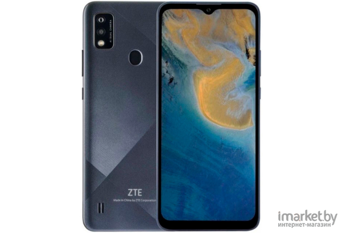 Смартфон ZTE Blade A51 64Gb/3Gb серый (126593101019)