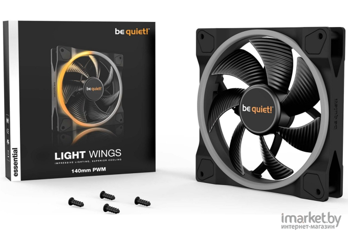 Кулер для корпуса be quiet! Light Wings 140mm PWM (BL074)