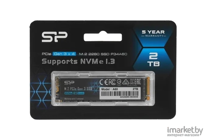 Накопитель SSD Silicon Power 2Tb SP002TBP34A60M28