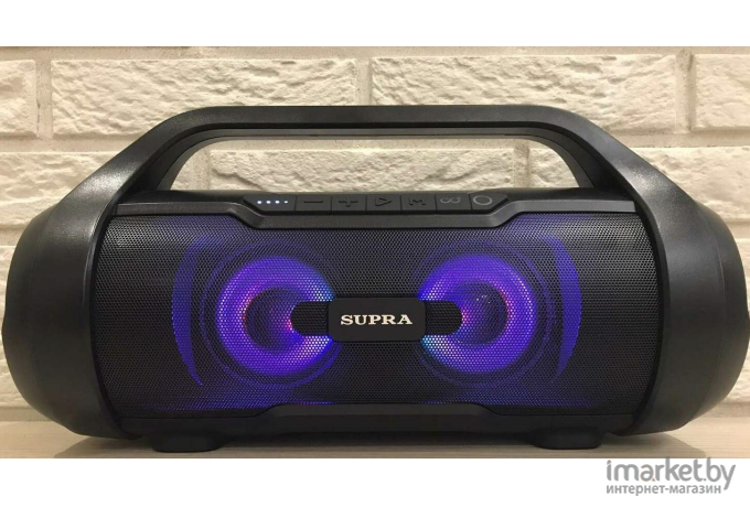 Аудиомагнитола Supra BTS-680 черный