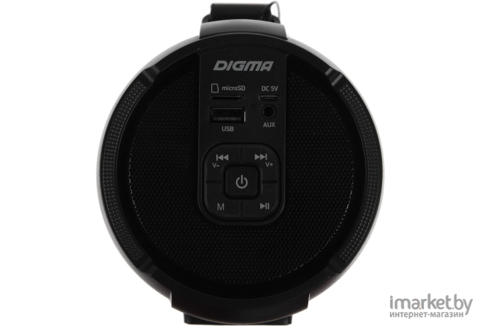 Портативная акустика Digma D-PS1520 черный (SP1520B)
