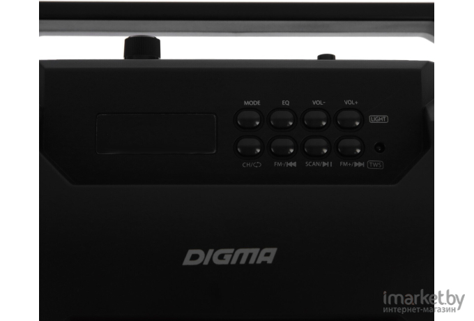 Портативная акустика Digma D-PS1525 черный (SP1525B)