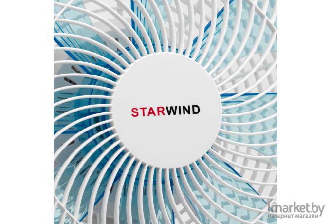 Вентилятор настольный/напольный Starwind SAF1231 белый