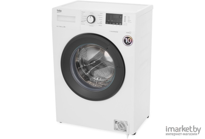 Стиральная машина Beko WSRE6H612ZAWI белый