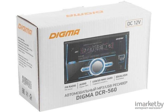 Автомагнитола Digma DCR-560