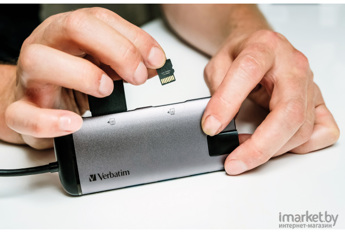 Док-станция Verbatim USB-C Multiport Hub Gold (49142)