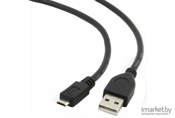 Кабель Gembird USB 2.0 - MicroUSB 1.0m Black (CCP-mUSB2-AMBM-1M)