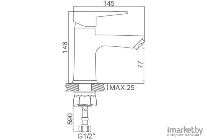 Смеситель Loffrey LF81012C