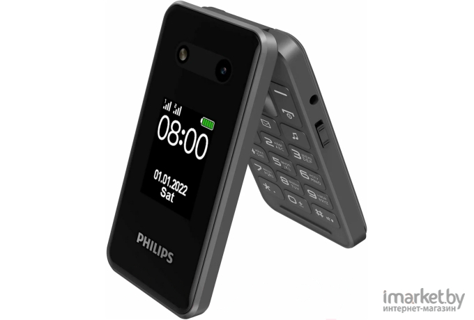 Мобильный телефон Philips E2602 Xenium темно-серый (CTE2602DG/00)