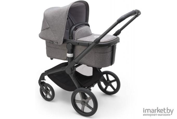 Коляска Bugaboo Fox5 Black/Grey Melange 2 в 1