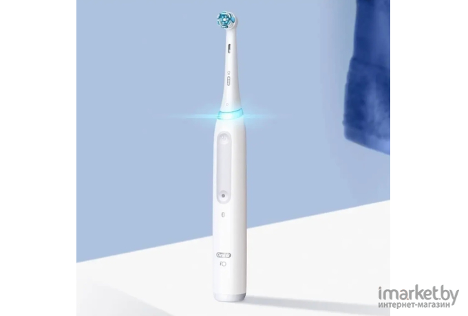 Электрическая зубная щетка Oral-B iO Series 4 with travel case Quite White (I0G4.1A6.1DK)