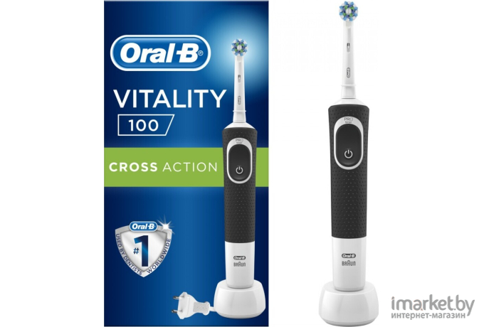 Электрическая зубная щетка Oral-B Vitality 100 Hangable Box Black