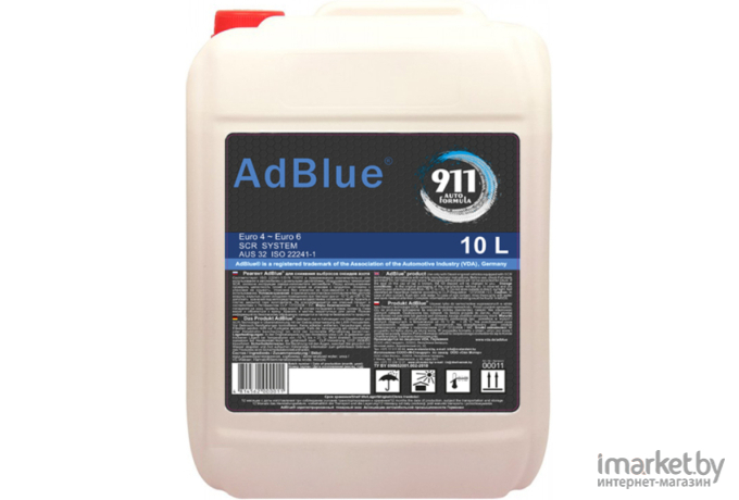 Реагент для снижения выбросов оксидов азота 911 Auto Formula AUS 32 AdBlue 10л