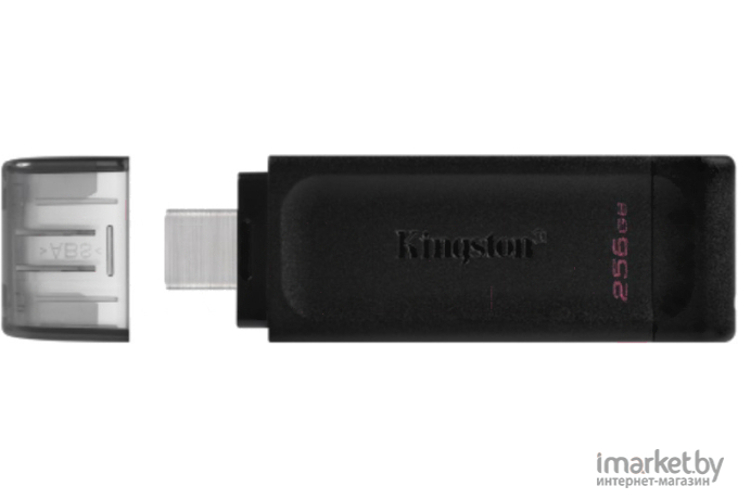 Usb flash накопитель Kingston Data Traveler 256Gb 70 Type-C DT70/256GB черный