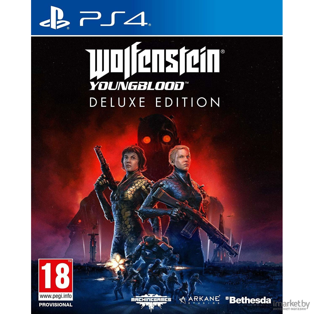 Отзывы на игра для приставки playstation ps4 bethesda softworks  wolfenstein: youngblood – deluxe edition german version (5055856425113) от  покупателей и мастеров