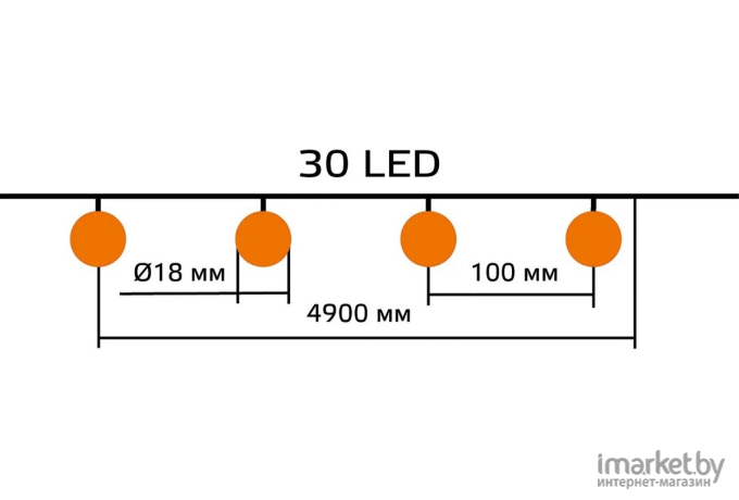 Гирлянда Gauss Solar GS032