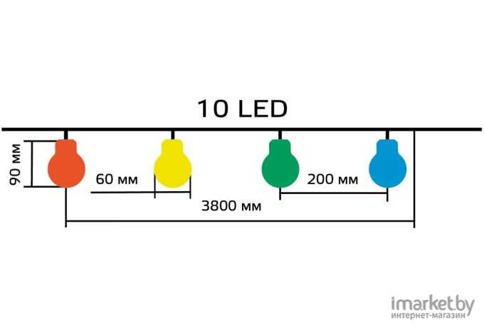 Гирлянда Gauss Solar GS035