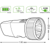 Фонарь ручной Gauss GFL103 черный