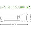 Фонарь ручной Gauss GFL203 черный