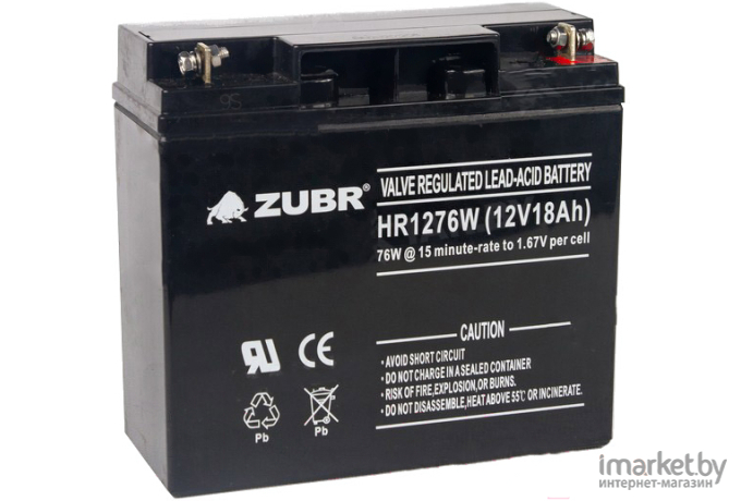 Аккумулятор Zubr HR 1276W