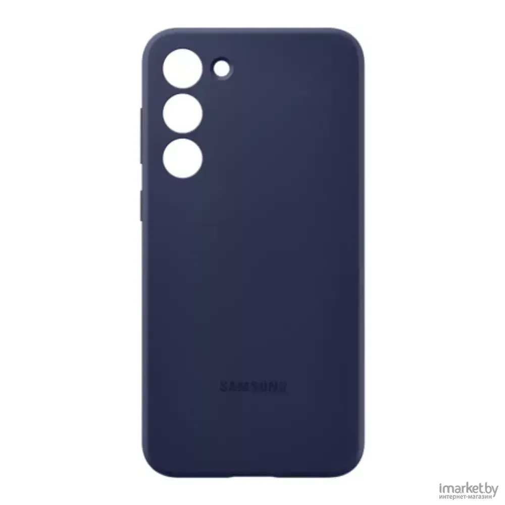 Купить чехол для телефона samsung galaxy s23 silicone case темно-синий  (ef-ps911tnegru) по лучшей цене | Каталог