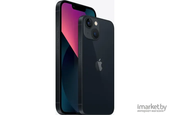 Смартфон Apple A2633 iPhone 13 128Gb/4Gb темная ночь (MLPF3HN/A)