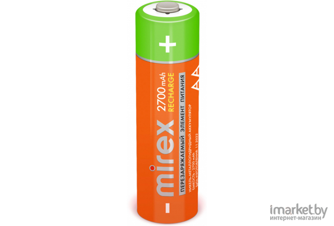 Аккумулятор Mirex HR6 AA 2700mAh 4BP