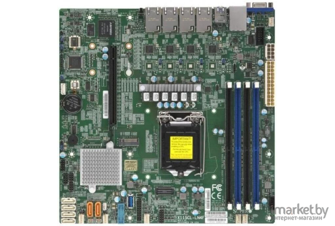 Материнская Плата SuperMicro MBD-X11SAT-F-B Soc-1151 iC236 ATX 4xDDR4 6xSATA3 SATA RAID i210AT 2хGgbEth bulk