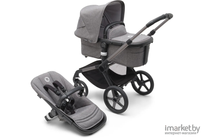 Коляска Bugaboo Fox 5 2 в 1 Graphite/Grey Melange