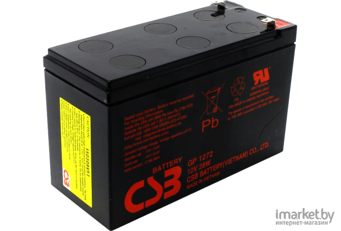 Аккумуляторная батарея CSB GP1272 12V 7.2Ah 28W F1