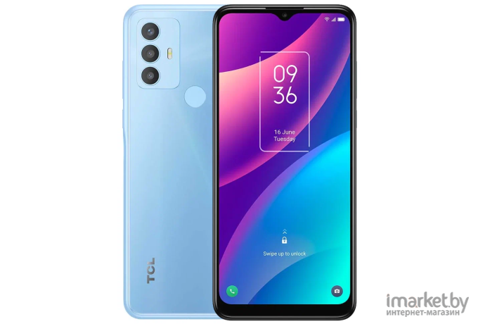 Смартфон TCL 30SE 6165H1 4GB/128GB RU Glacial Blue (6165H1-2CLCRU12)