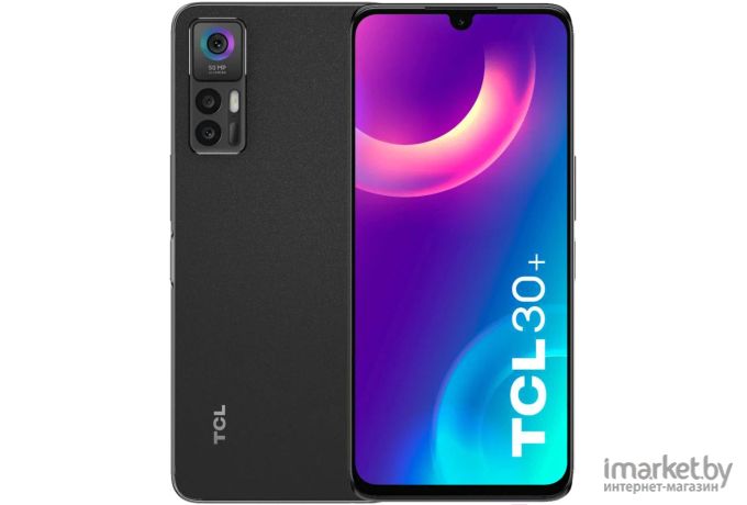 Смартфон TCL 30 5G T776H1 4GB/128GB EU Tech Black (T776H1-2BLCPB12)